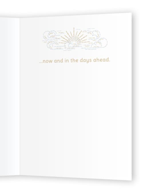 This is a meadow friendship cards with standard by Paper Sun Studio called the morning after printing on signature in greeting cards