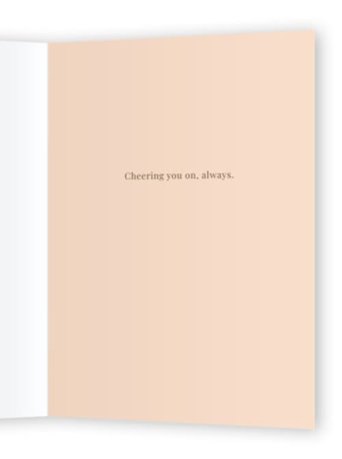 This is a cherry friendship cards with standard by LindseyErin called you got this. printing on signature in greeting cards