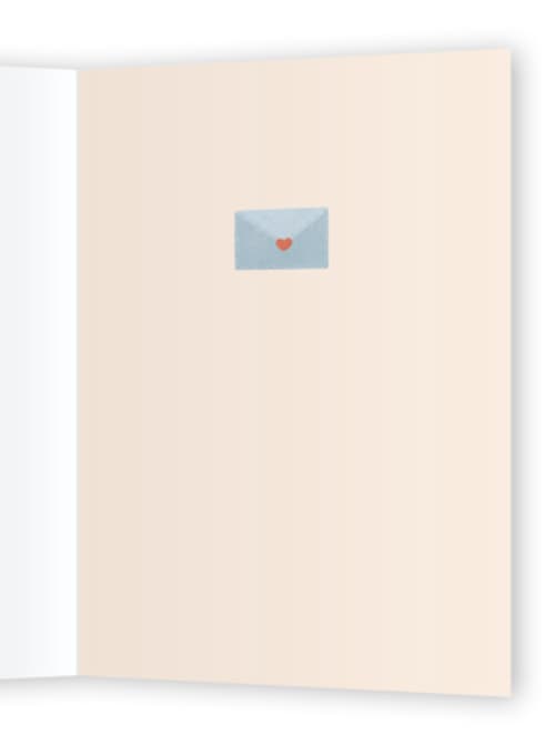 This is a ocean friendship cards with standard by MJ Adams called stamps sending love printing on signature in greeting cards