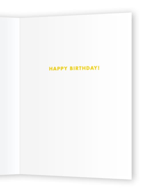This is a sunflower birthday cards for kids with standard by mo kelley called stay awesome printing on signature in greeting cards