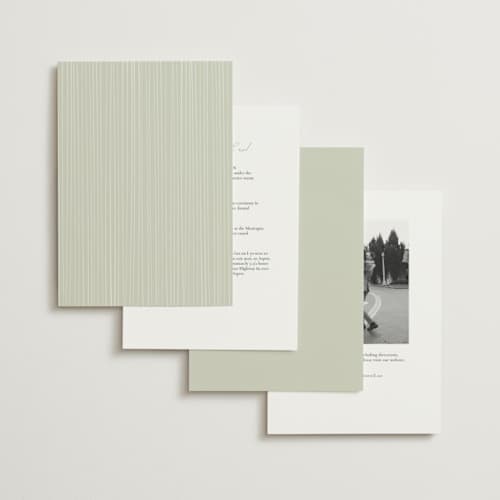 This is a ivy petite wedding invitations with standard by chocomocacino called cramique printing on signature in petite
