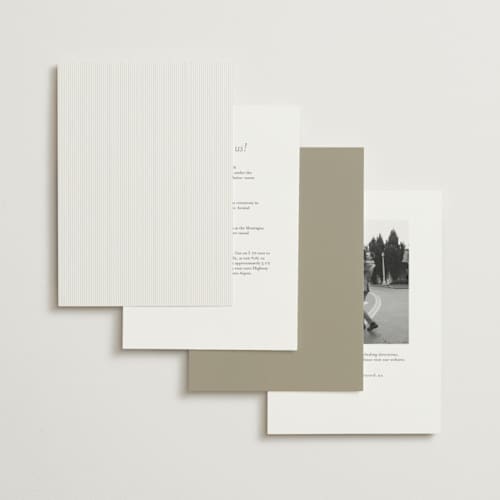 This is a paris rain petite wedding invitations with standard by Jennifer Postorino called calia printing on signature in petite