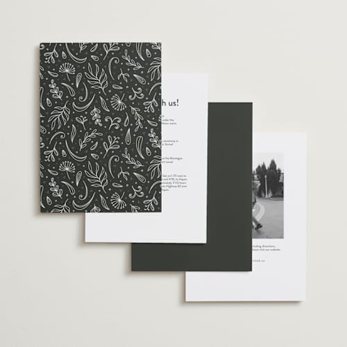 This is a cloud petite wedding invitations with standard by Pine Street Creative called as if a dream printing on signature in petite