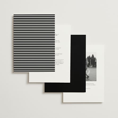 This is a noir petite wedding invitations with standard by Kimberly FitzSimons called sincerity printing on signature in petite