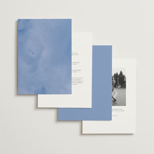 This is a coastal petite wedding invitations with standard by Pixel and Hank called deconstruct printing on signature in petite