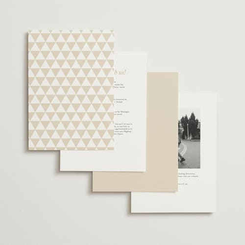 This is a latte petite wedding invitations with standard by Cara Scott called whimsy printing on signature in petite