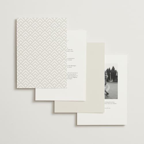This is a cotton petite wedding invitations with standard by Carolyn Nicks called grande printing on signature in petite