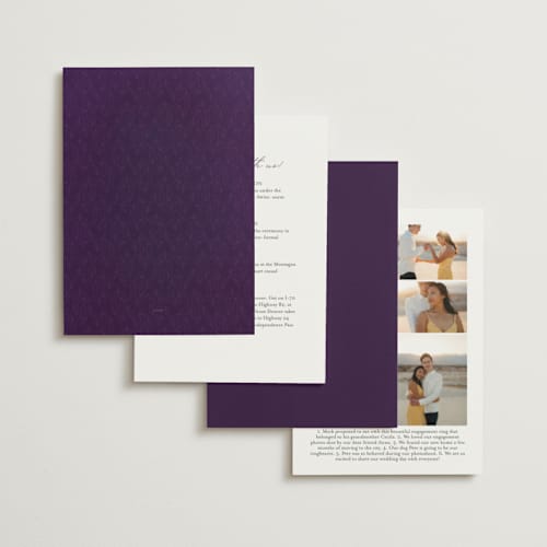 This is a twilight petite wedding invitations with standard by Simona Camp called disney's tangled lanterns printing on signature in petite