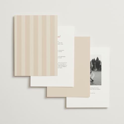 This is a butter petite wedding invitations with standard by Pixel and Hank called ambrosial printing on signature in petite