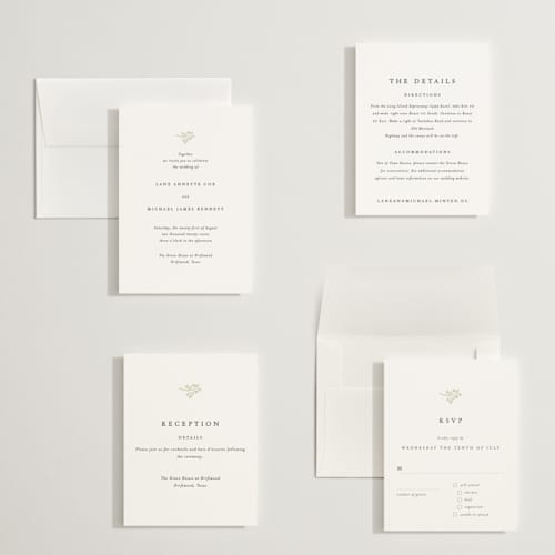 This is a cloud petite wedding invitations with standard by Design Lotus called sense and sensibility printing on signature in petite