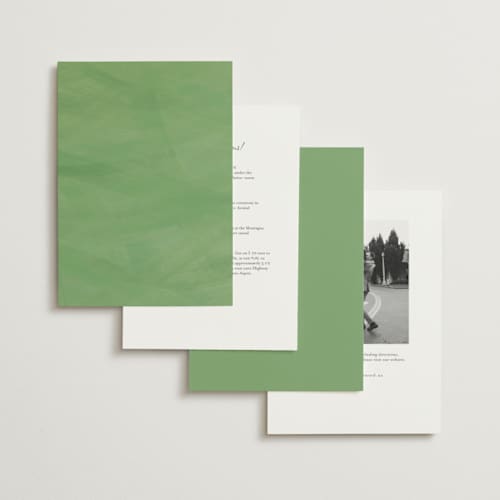 This is a barn petite wedding invitations with standard by Paper Sun Studio called farm and field printing on signature in petite