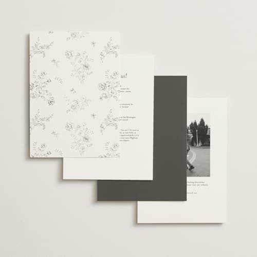 This is a classique petite wedding invitations with standard by Design Lotus called from this moment on printing on signature in petite