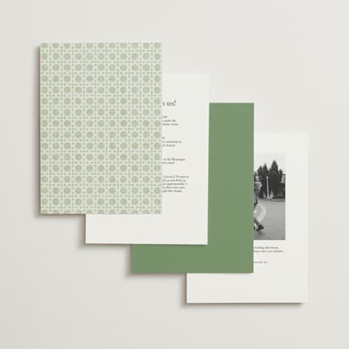 This is a garden petite wedding invitations with standard by Kelly Schmidt called summer linen printing on signature in petite