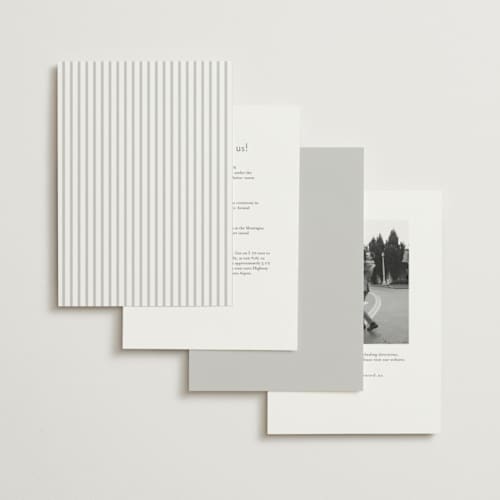 This is a noir slate petite wedding invitations with standard by Ana de Sousa called written with love printing on signature in petite