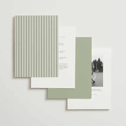 This is a spring petite wedding invitations with standard by Kelly Schmidt called scripted initials printing on signature in petite