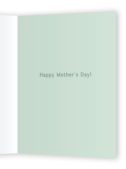 This is a blush mothers day cards with standard by Kiersten Garner called mom floral printing on signature in greeting cards