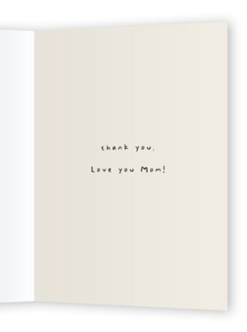 This is a champagne mothers day cards with standard by Vera Lim called bouquet 4 mom printing on signature in greeting cards