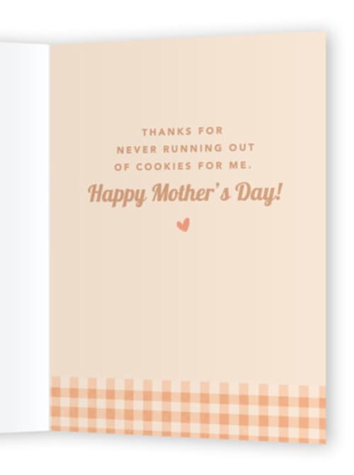 This is a coral mothers day cards with standard by Creo Study called sweetest nana printing on signature in greeting cards