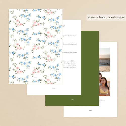 This is a spring wedding invitations with standard by Petra Kern called disney's once upon in a dream printing on signature in standard