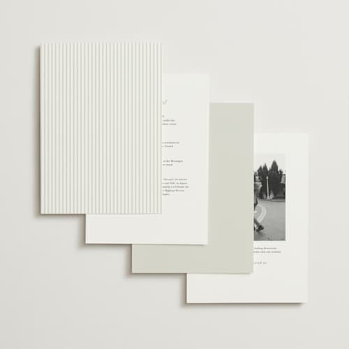 This is a leaf wedding invitations with standard by Everett Paper Goods called ocean point printing on signature in standard