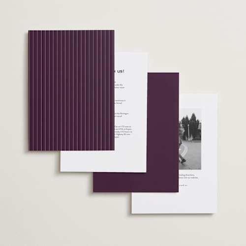 This is a plum wedding invitations with standard by Nicole Walsh called close-up printing on signature in standard