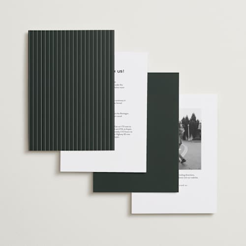 This is a evergreen wedding invitations with standard by Nicole Walsh called close-up printing on signature in standard