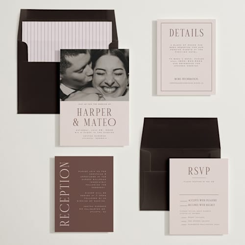 This is a rose wedding invitations with standard by Nicole Walsh called close-up printing on signature in standard