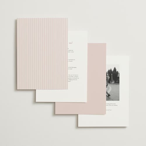 This is a blush wedding invitations with standard by Melinda Denison called romantic garden printing on signature in standard