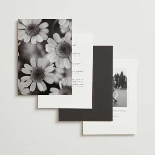 This is a ink wedding invitations with standard by Blustery August called nonnette printing on signature in standard