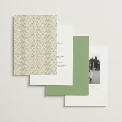 This is a pistachio wedding invitations with standard by Sarah Rosenthal called velvet cherry printing on signature in standard