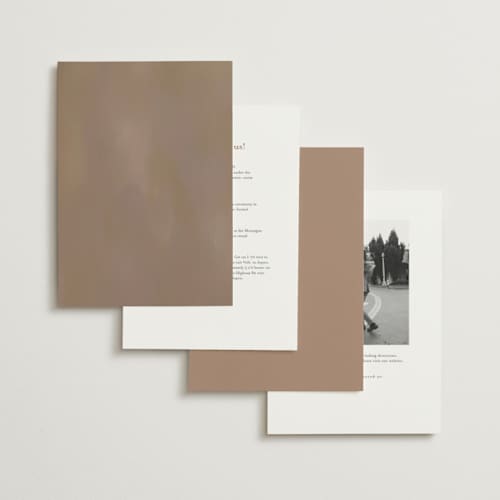This is a mocha wedding invitations with standard by Susan Moyal called cherished printing on signature in standard