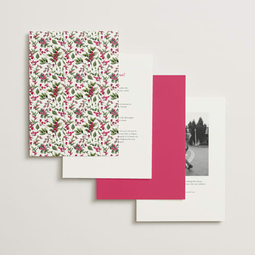 This is a peony wedding invitations with standard by Susan Moyal called romantic florals printing on signature in standard
