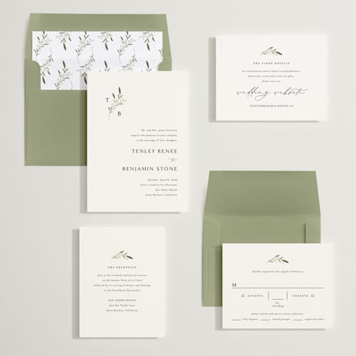 This is a cotton wedding invitations with standard by Jennifer Postorino called gentle whisper printing on signature in standard