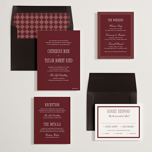 This is a vineyard wedding invitations with standard by Kelly Schmidt called formal minimalist printing on signature in standard