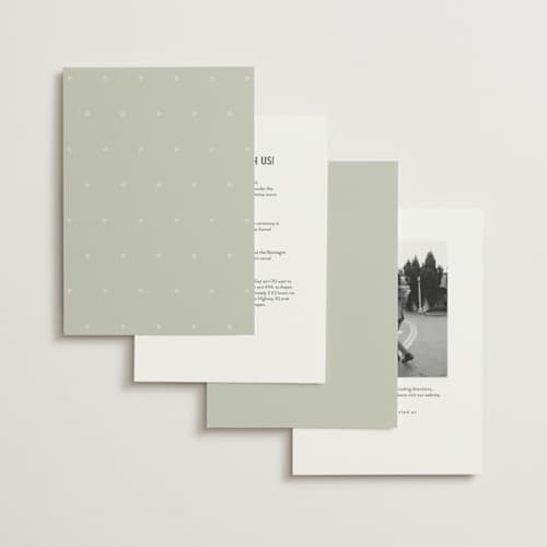 This is a sage brush wedding invitations with standard by Ani Somi called coyota printing on signature in standard