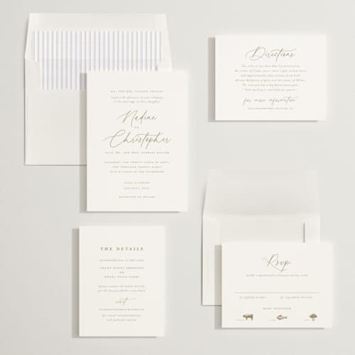 This is a pearl wedding invitations with standard by chocomocacino called spiku printing on signature in standard