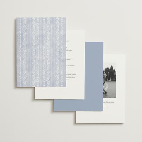 This is a wisteria wedding invitations with standard by Jenna Holcomb called vintage sketched printing on signature in standard