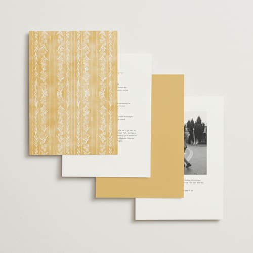 This is a buttercup wedding invitations with standard by Jenna Holcomb called vintage sketched printing on signature in standard