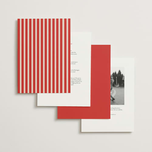 This is a cherry wedding invitations with standard by Pixel and Hank called threaded printing on signature in standard