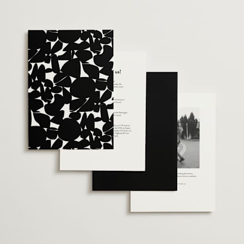 This is a tuxedo wedding invitations with standard by Kate Ahn called paire printing on signature in standard
