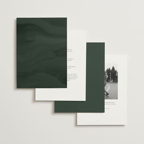 This is a forest wedding invitations with standard by Kelly Schmidt called corner printing on signature in standard