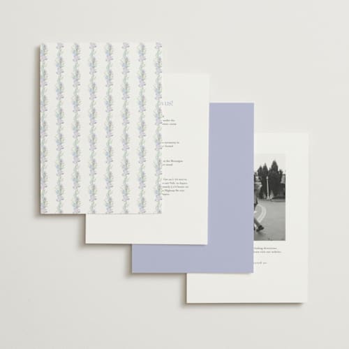 This is a toscana wedding invitations with standard by Claudia Orengo called hydrangea printing on signature in standard