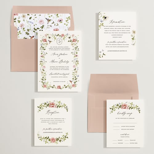 This is a sweet tea wedding invitations with standard by Sarah Knight called ornate printing on signature in standard