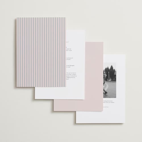 This is a maison blush wedding invitations with standard by Ana de Sousa called written with love printing on signature in standard
