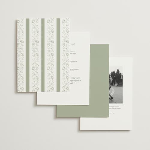 This is a sage wedding invitations with standard by Robert and Stella called constance printing on signature in standard