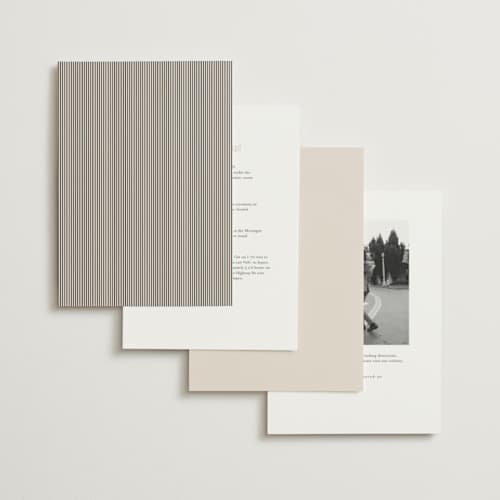 This is a noir wedding invitations with standard by Pixel and Hank called linea printing on signature in standard