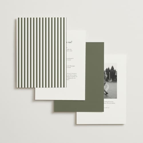 This is a vineyard wedding invitations with standard by Emily Betts called curved frame printing on signature in standard