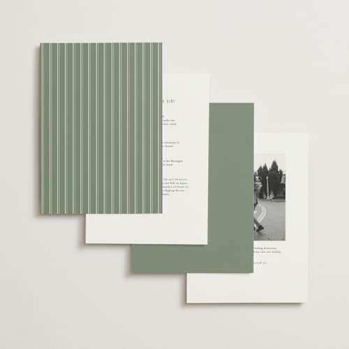 This is a sage wedding invitations with standard by Stacey Meacham called engraved names printing on signature in standard