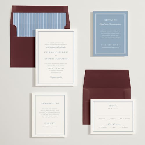 This is a chesapeake wedding invitations with standard by Stacey Meacham called engraved names printing on signature in standard
