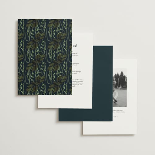 This is a sapphire wedding invitations with standard by Susan Moyal called romantics printing on signature in standard